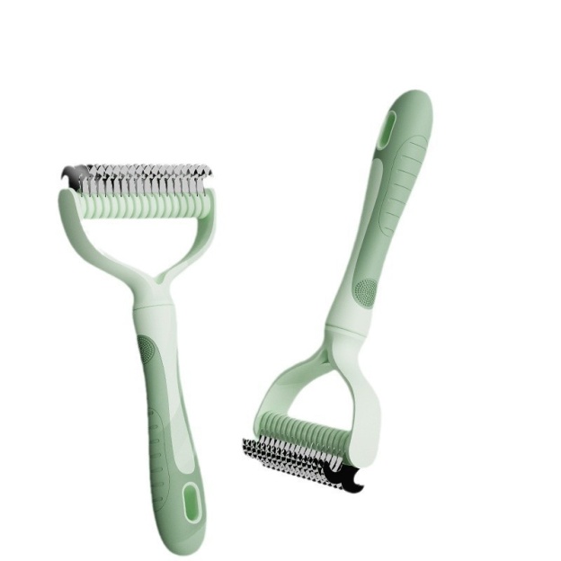 Pet Dematting Comb Double Sided Grooming Tool