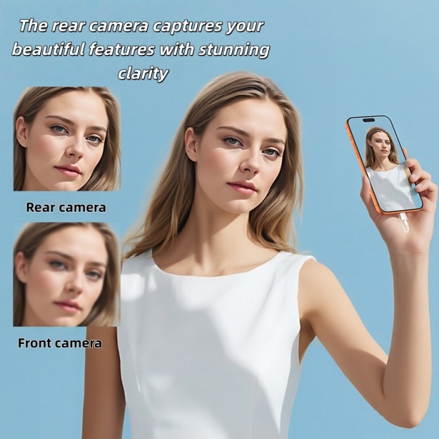 MagSnap Selfie Screen™ – Magnetic Rear Camera Selfie Display