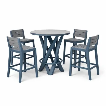 Set tavolo e sgabelli da bar