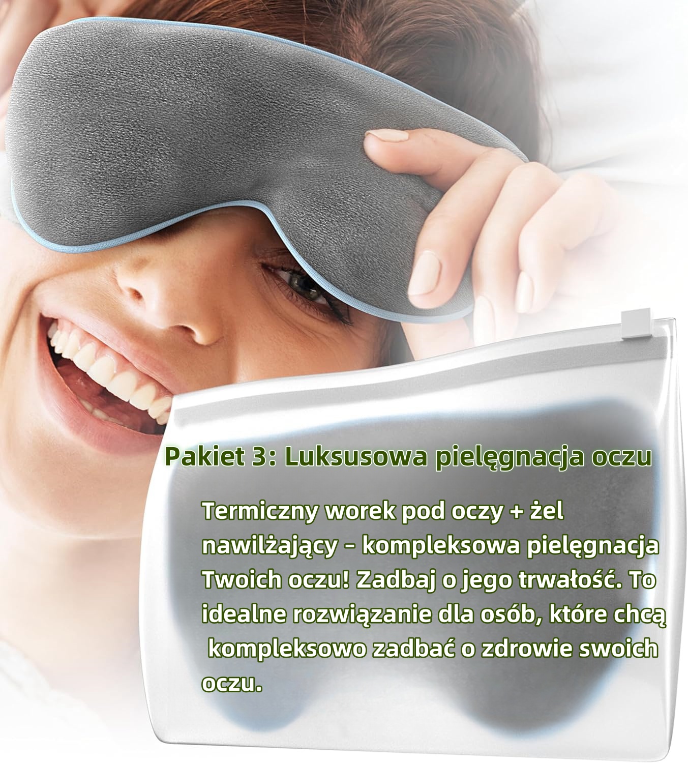 🌟 Mikrofalowy gorący kompres na worki pod oczami – domowe SPA dla zmęczonych oczu! ✨