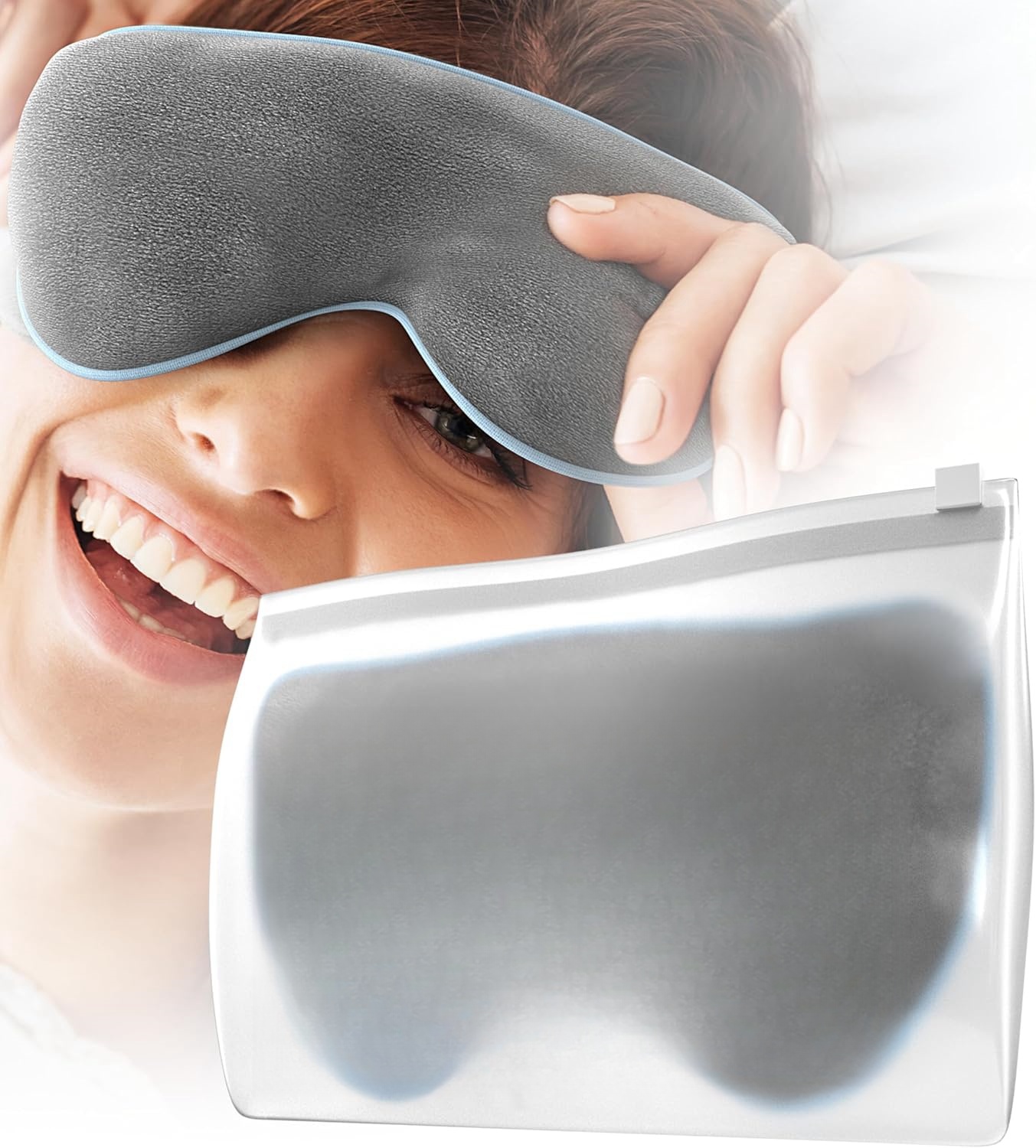 🌟 Mikrofalowy gorący kompres na worki pod oczami – domowe SPA dla zmęczonych oczu! 👁️✨