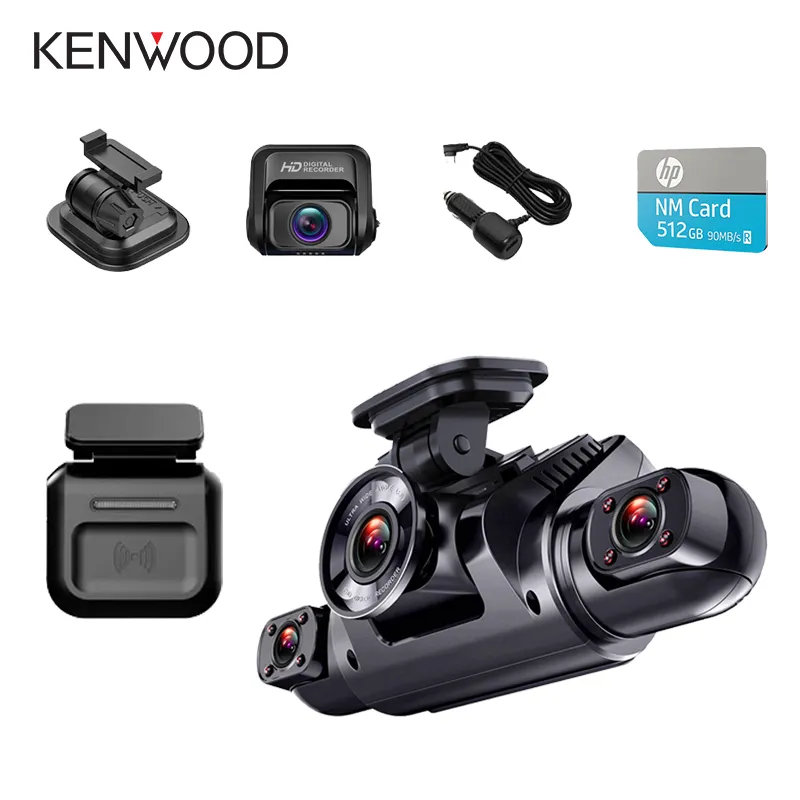 🚗Kenwood Inteligentny Rejestrator Jazdy | Bezprzewodowa Instalacja 🔋 | Ładowanie i Wyjątkowo Długi Czas Czuwania ⏱️