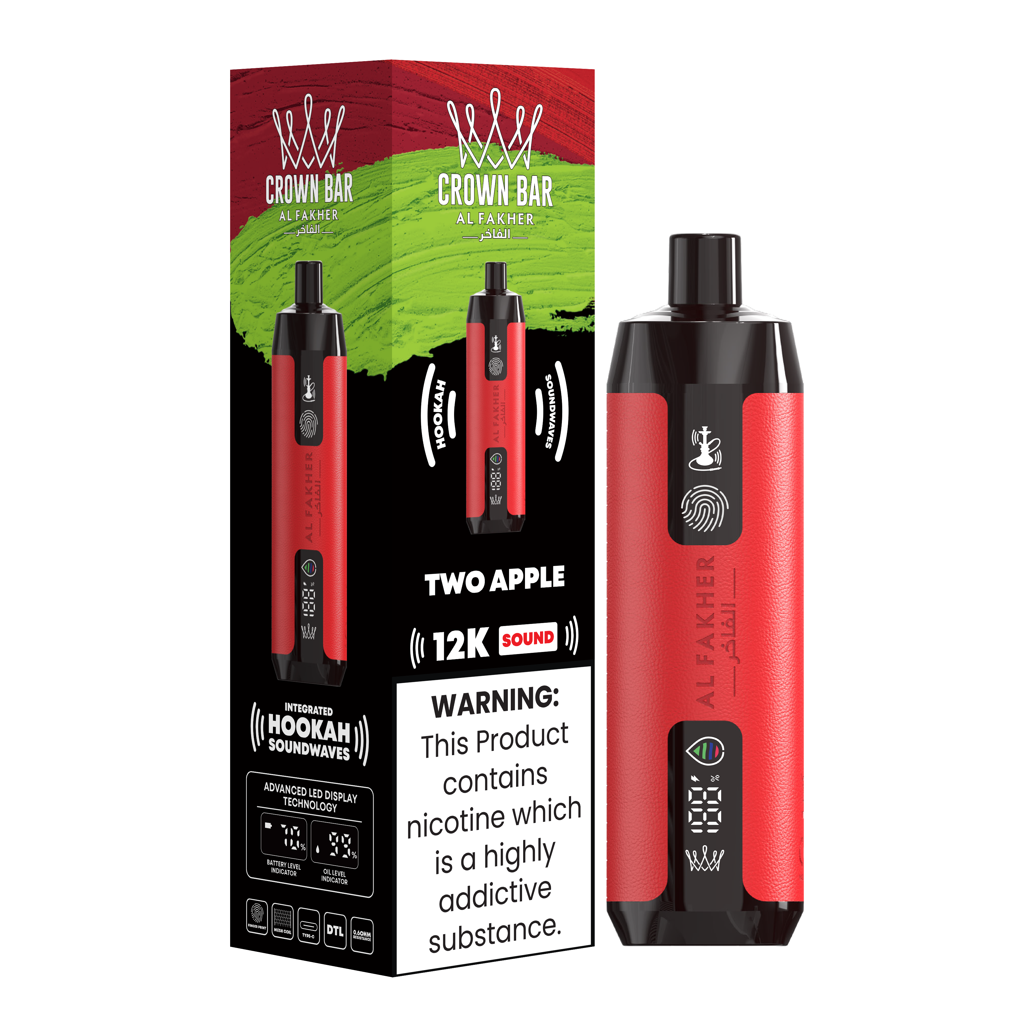 AL Fakher 12000 bułeczek Soundwaves- 10 smaków (🎁Kreatywne i zabawne)