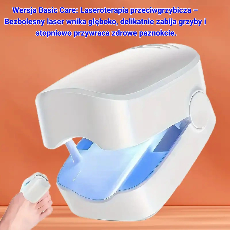Urządzenie laserowe do czyszczenia grzyba paznokci, laser przeciwgrzybiczy Laserowe leczenie grzybicy paznokci na uszkodzone, przebarwione grube paznokcie u rąk i nóg, terapia paznokci na grzybicę paznokci, wygodna do użytku domowego