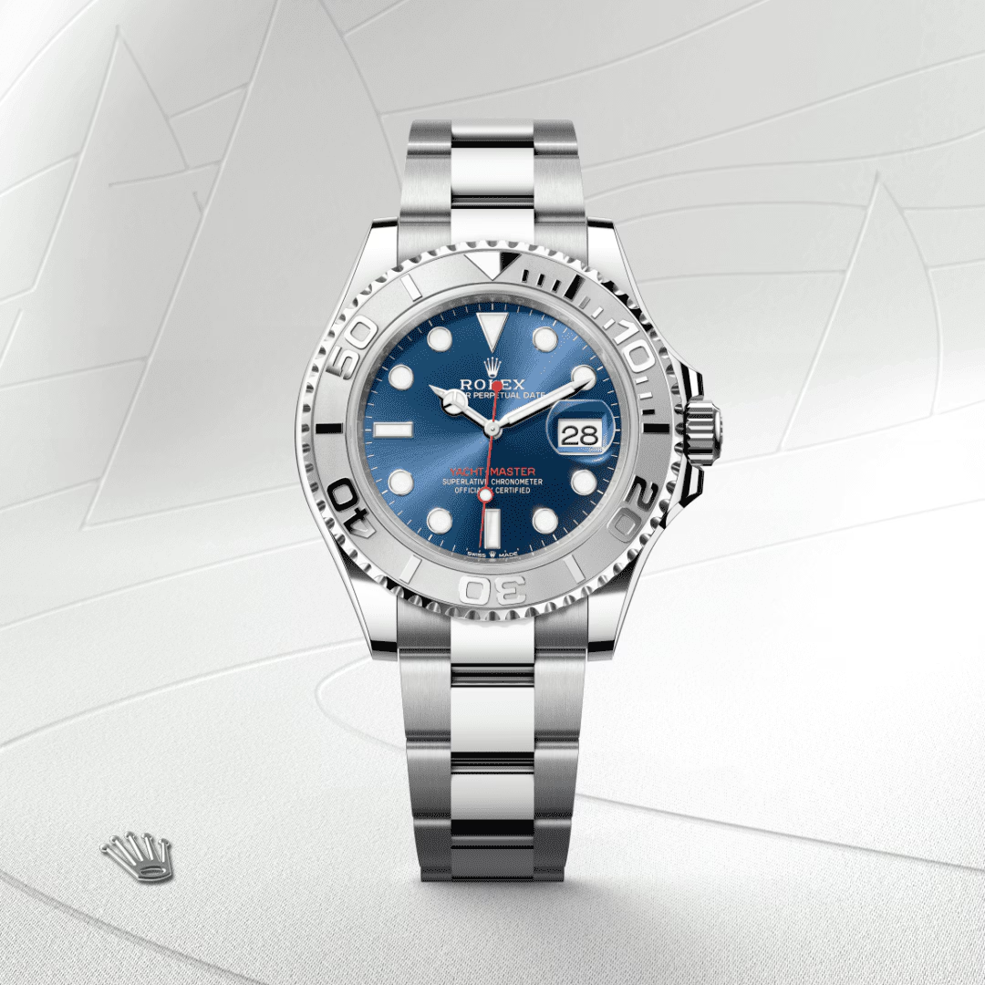 Rolex Mistr jachet Oyster, 40 mm, Oystersteel a platina
