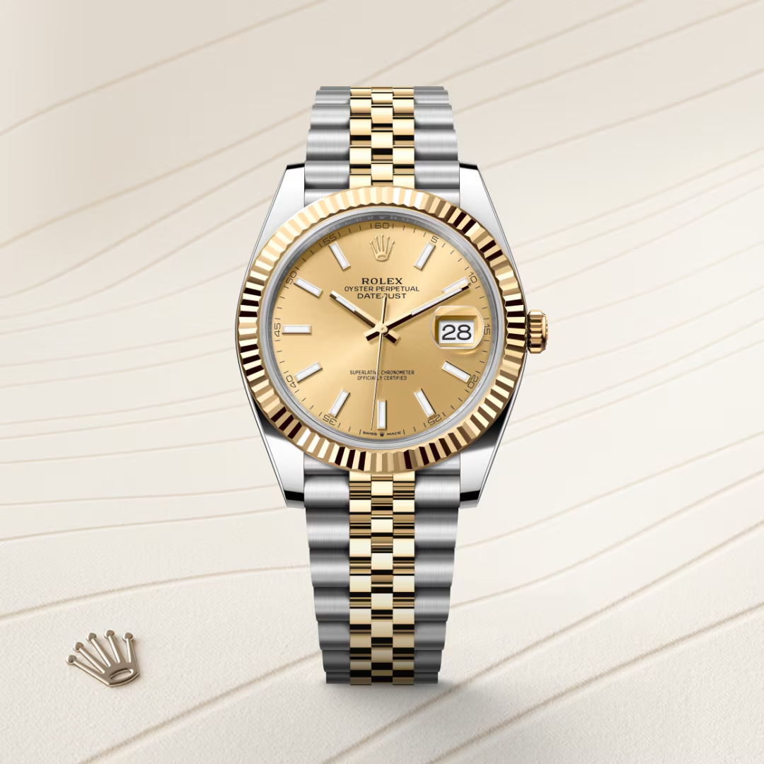 Rolex Datejust 41 Oyster, 41 mm, ocel Oyster a žluté zlato