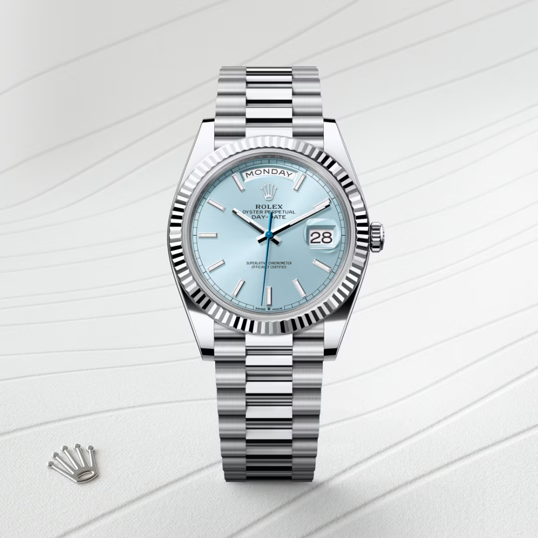 Rolex Day-Date 40 Oyster, 40 mm, platina
