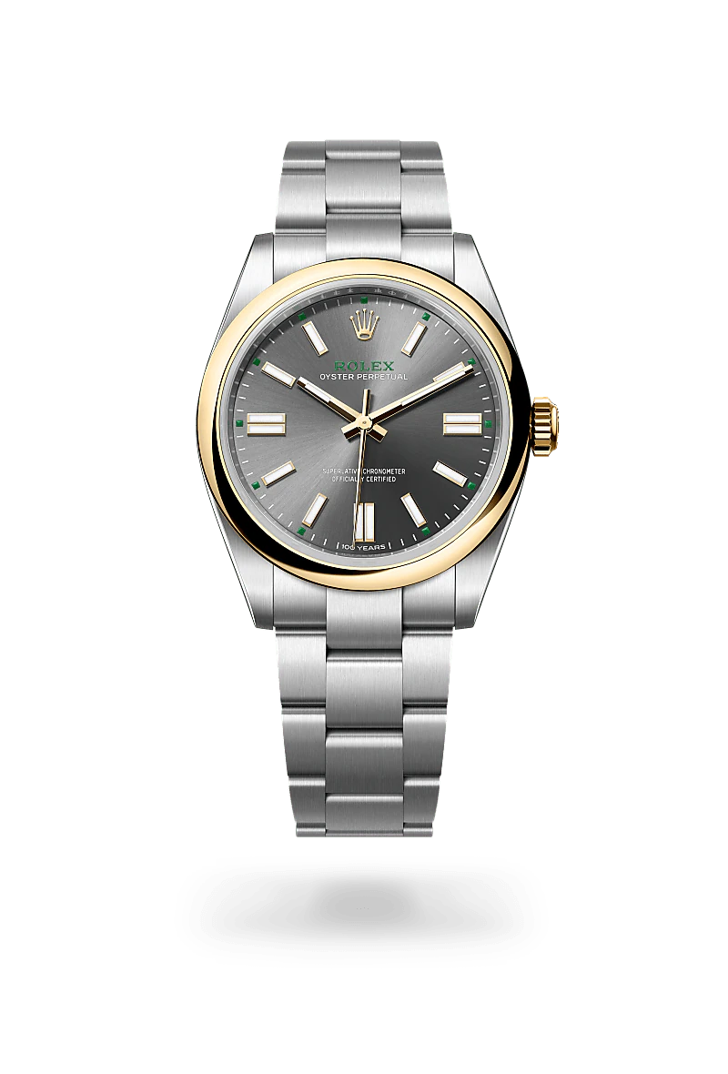 Rolex Oyster Perpetual 41 Oyster, 41 mm, ocel Oyster a žluté zlato