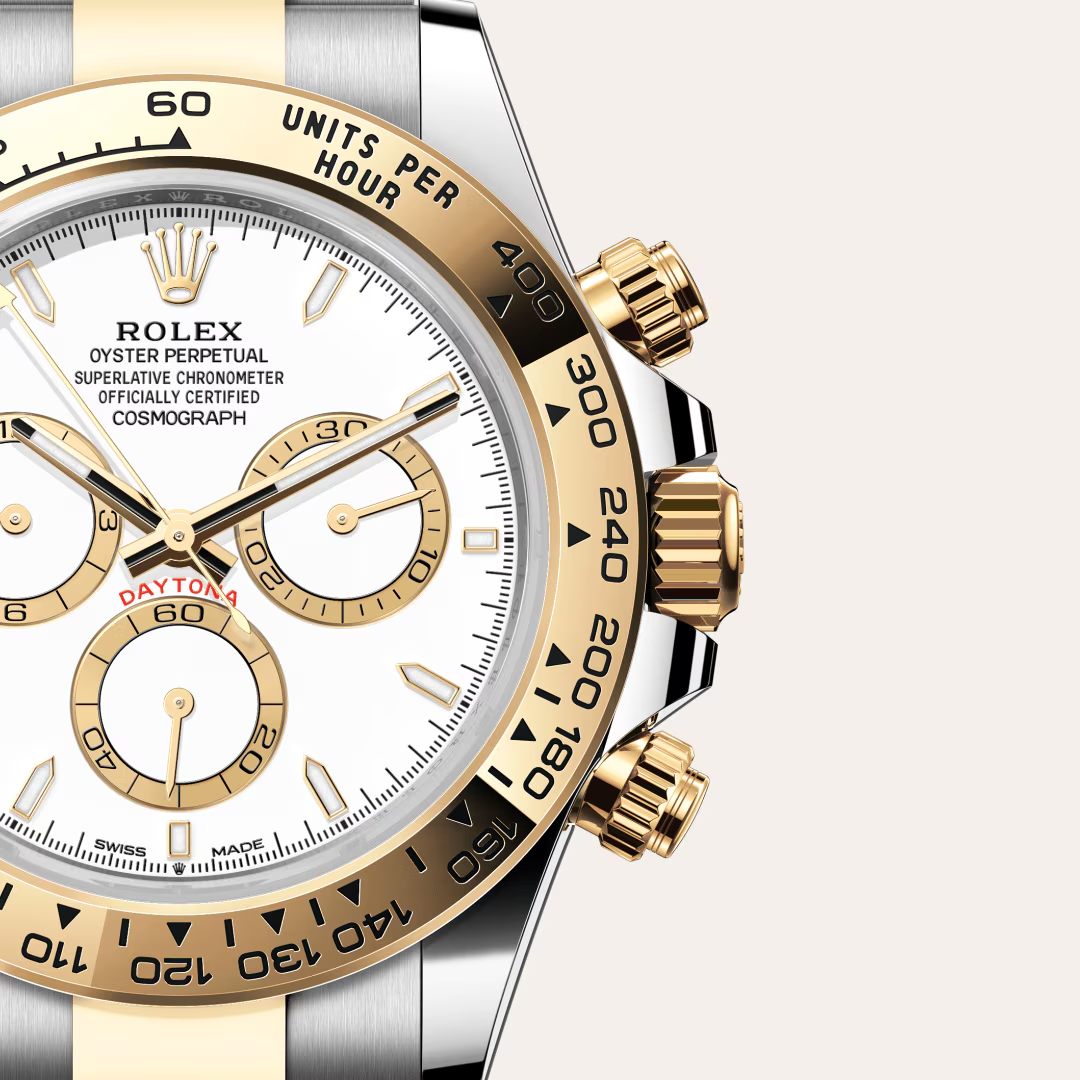Rolex Cosmograph Daytona Oyster, 40 mm, ocel Oyster a žluté zlato