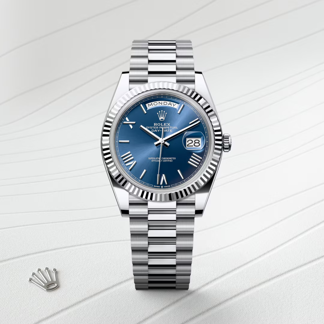Rolex Day-Date 40 Oyster, 40 mm, platina
