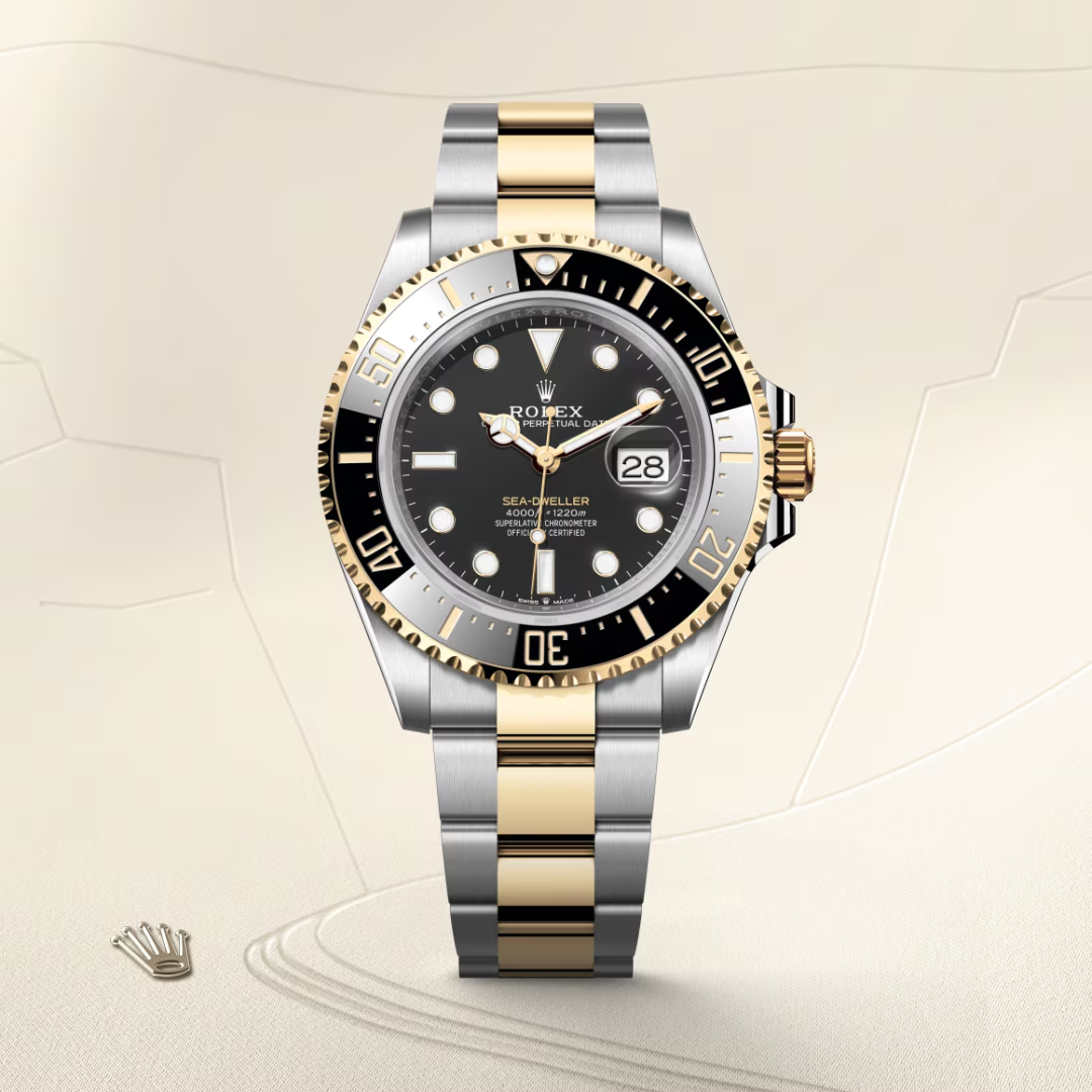 Rolex Sea-Dweller Oyster, 43 mm, ocel Oyster a žluté zlato