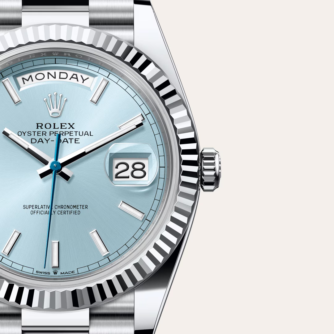 Rolex Day-Date 40 Oyster, 40 mm, platina
