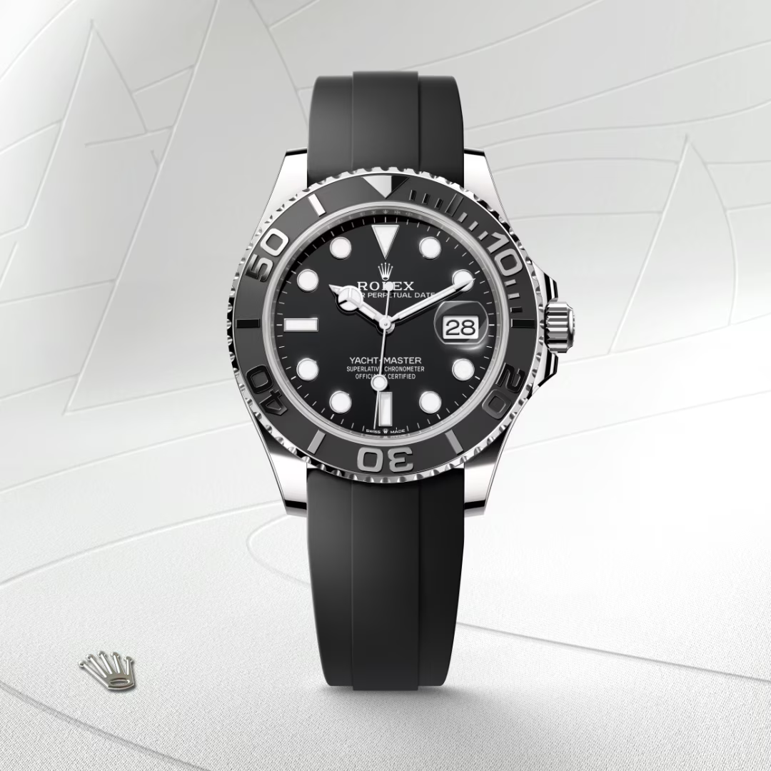 Rolex Yacht-Master 42 Oyster, 42 mm, bílé zlato