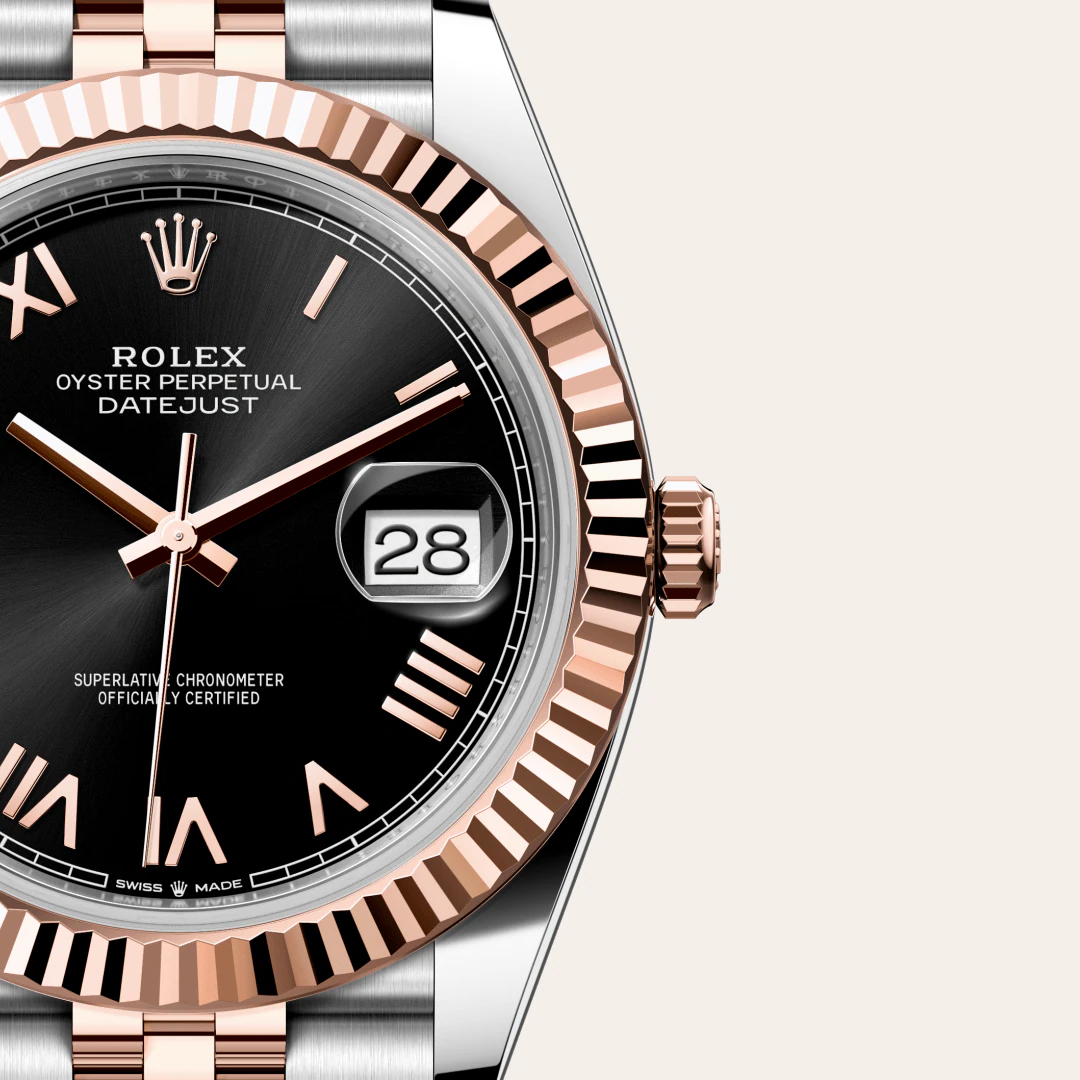Rolex Datejust 41 Oyster, 41 mm, ocel Oyster a zlatá Everose