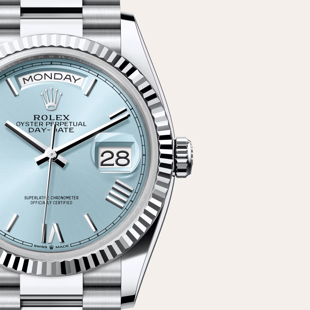 Rolex Date-Date 36 Oyster, 36 mm, platina