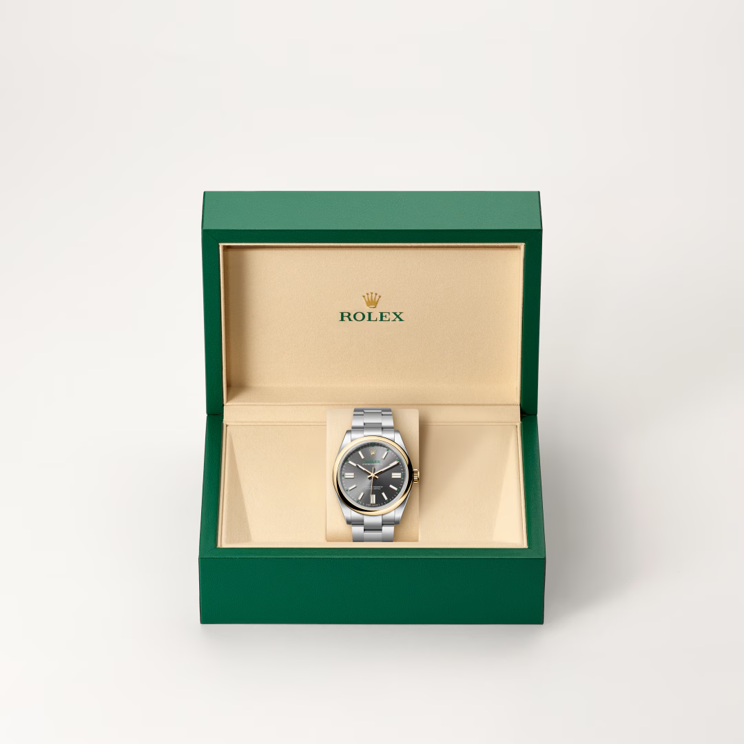 Rolex Oyster Perpetual 41 Oyster, 41 mm, ocel Oyster a žluté zlato