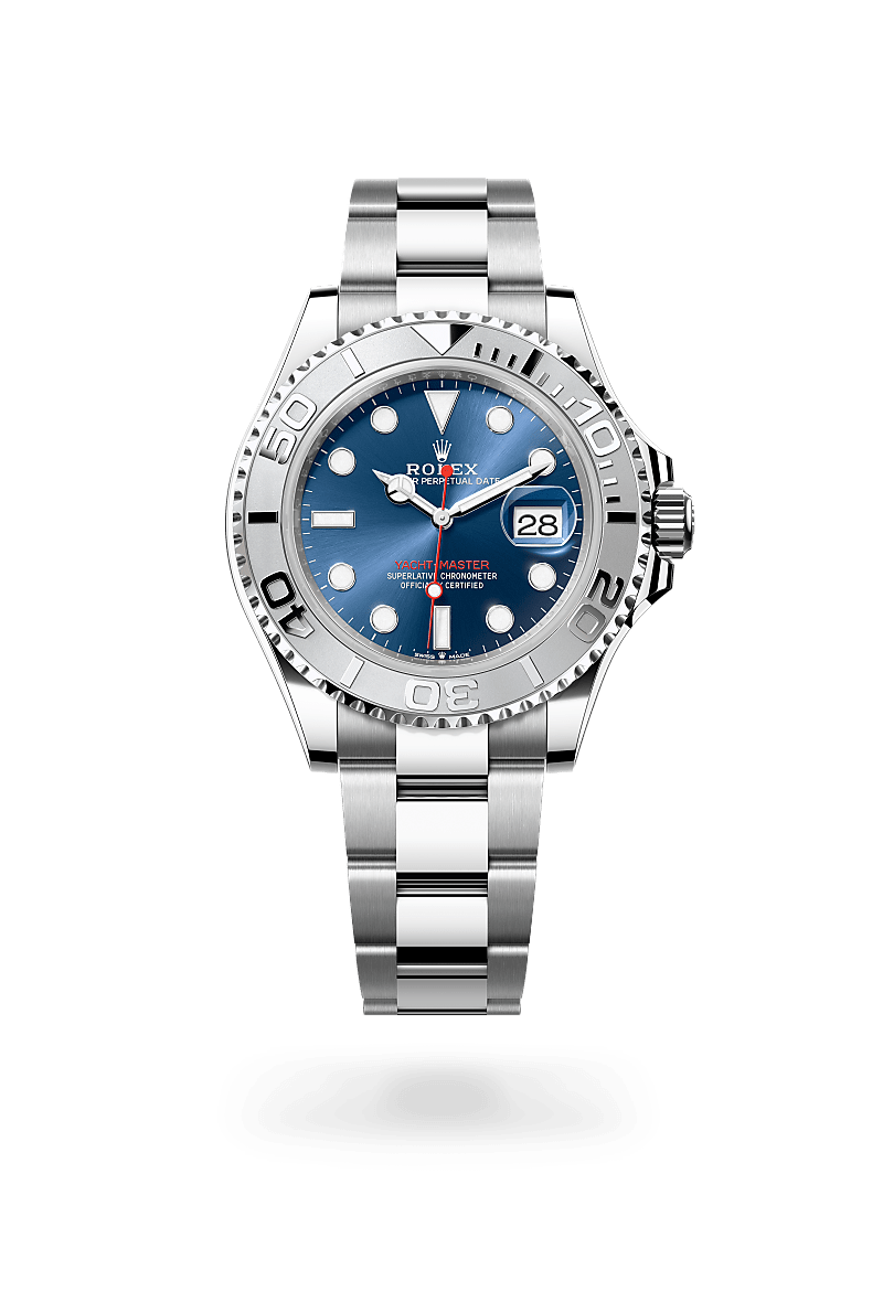 Rolex Mistr jachet Oyster, 40 mm, Oystersteel a platina