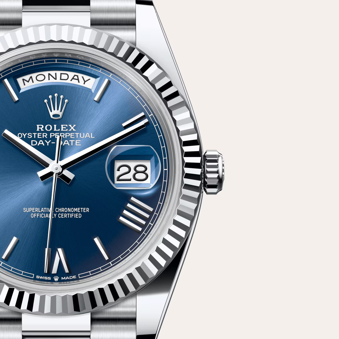 Rolex Day-Date 40 Oyster, 40 mm, platina