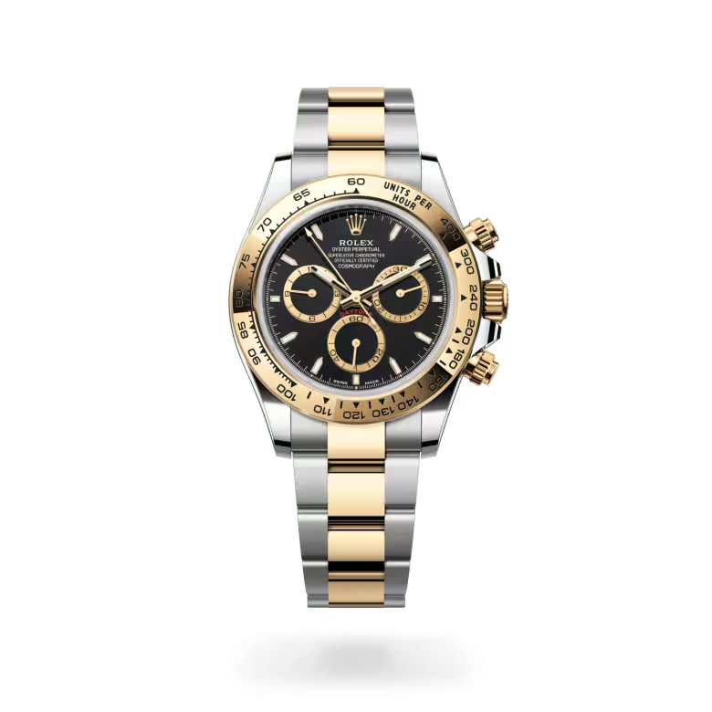 Rolex Cosmograph Daytona Oyster, 40 mm, ocel Oyster a žluté zlato