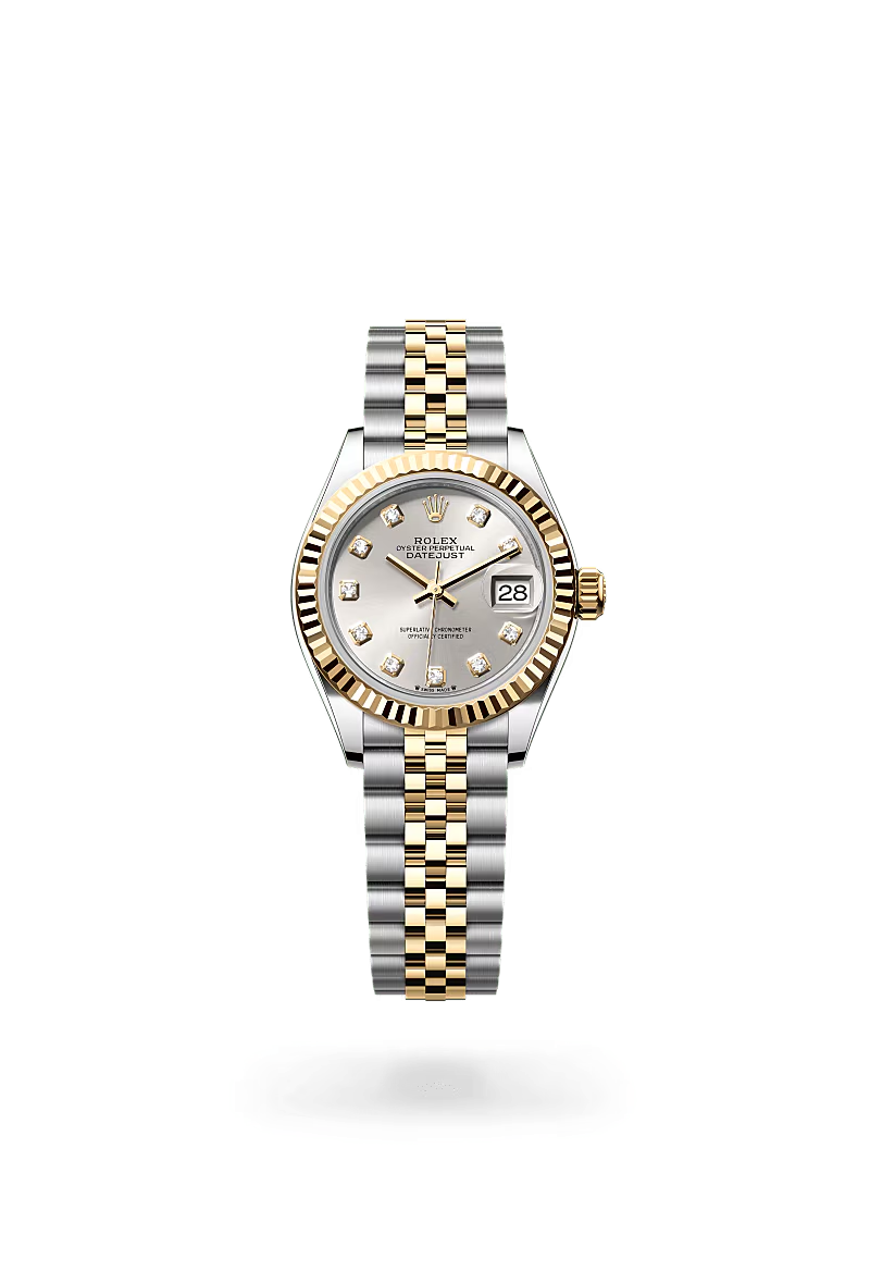 Rolex Lady-Datejust Oyster, 28 mm, ocel Oyster a žluté zlato