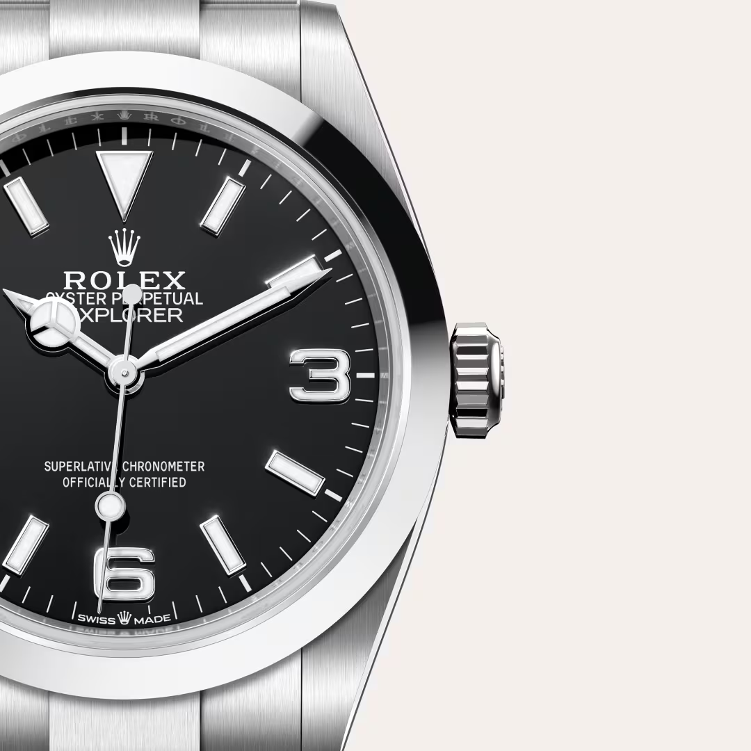 Rolex Explorer 40 Oyster, 40 mm, ocel Oyster