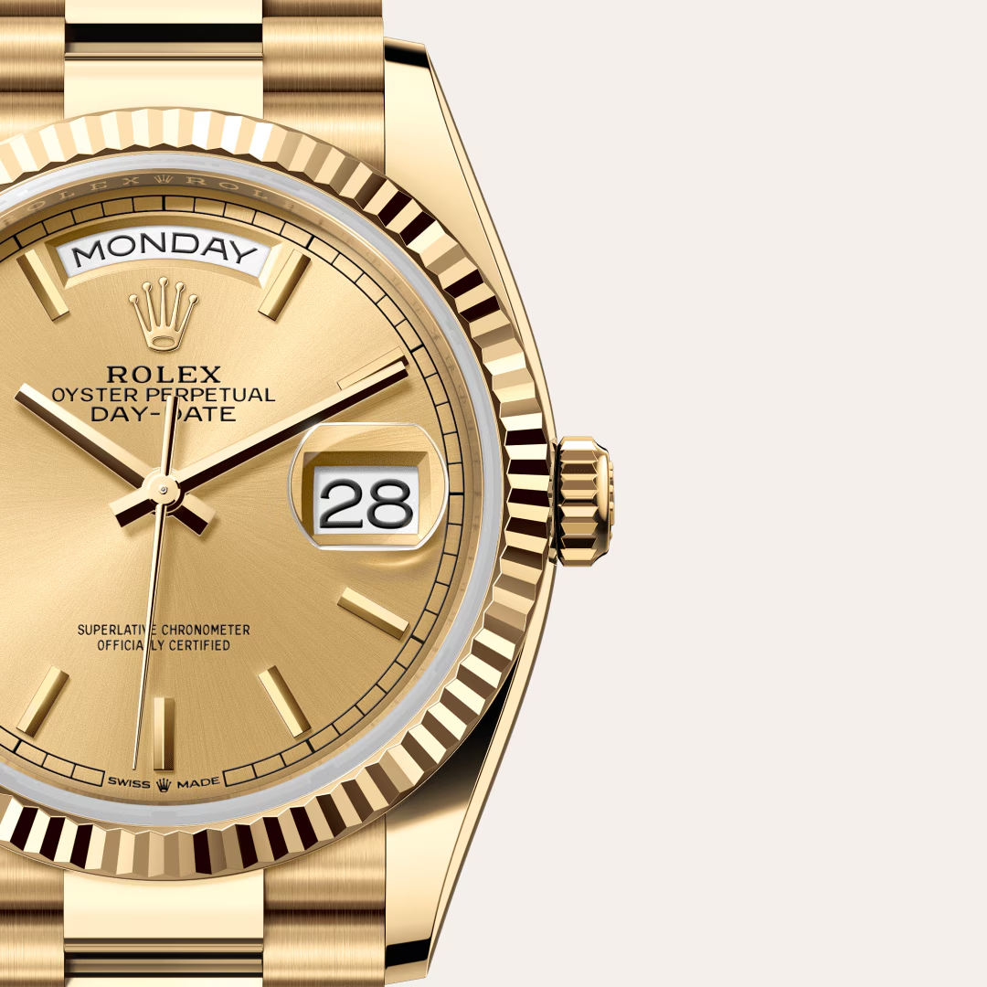 Rolex Day-Date 36 Oyster, 36 mm, žluté zlato