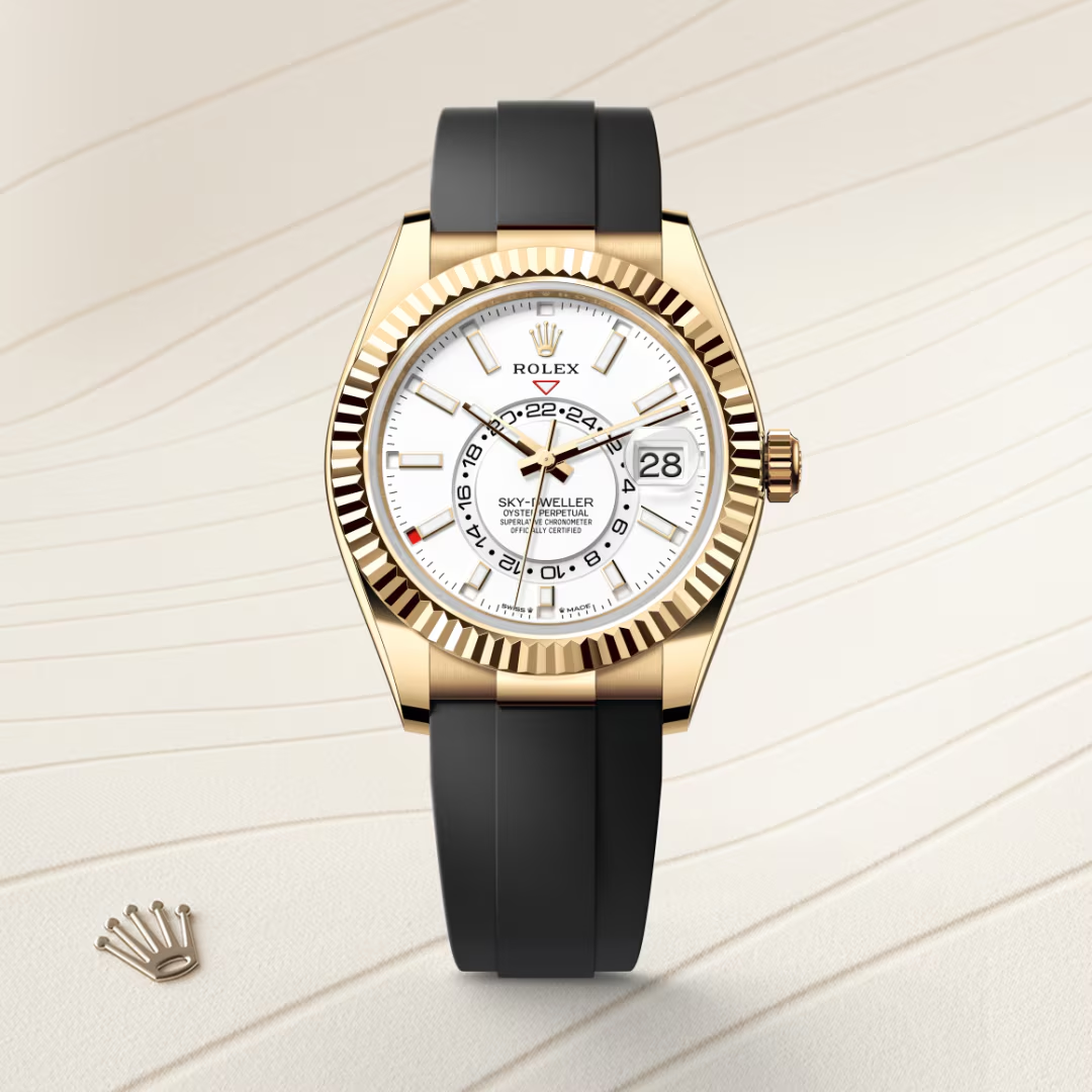 Rolex Sky-Dweller Oyster, 42 mm, žluté zlato
