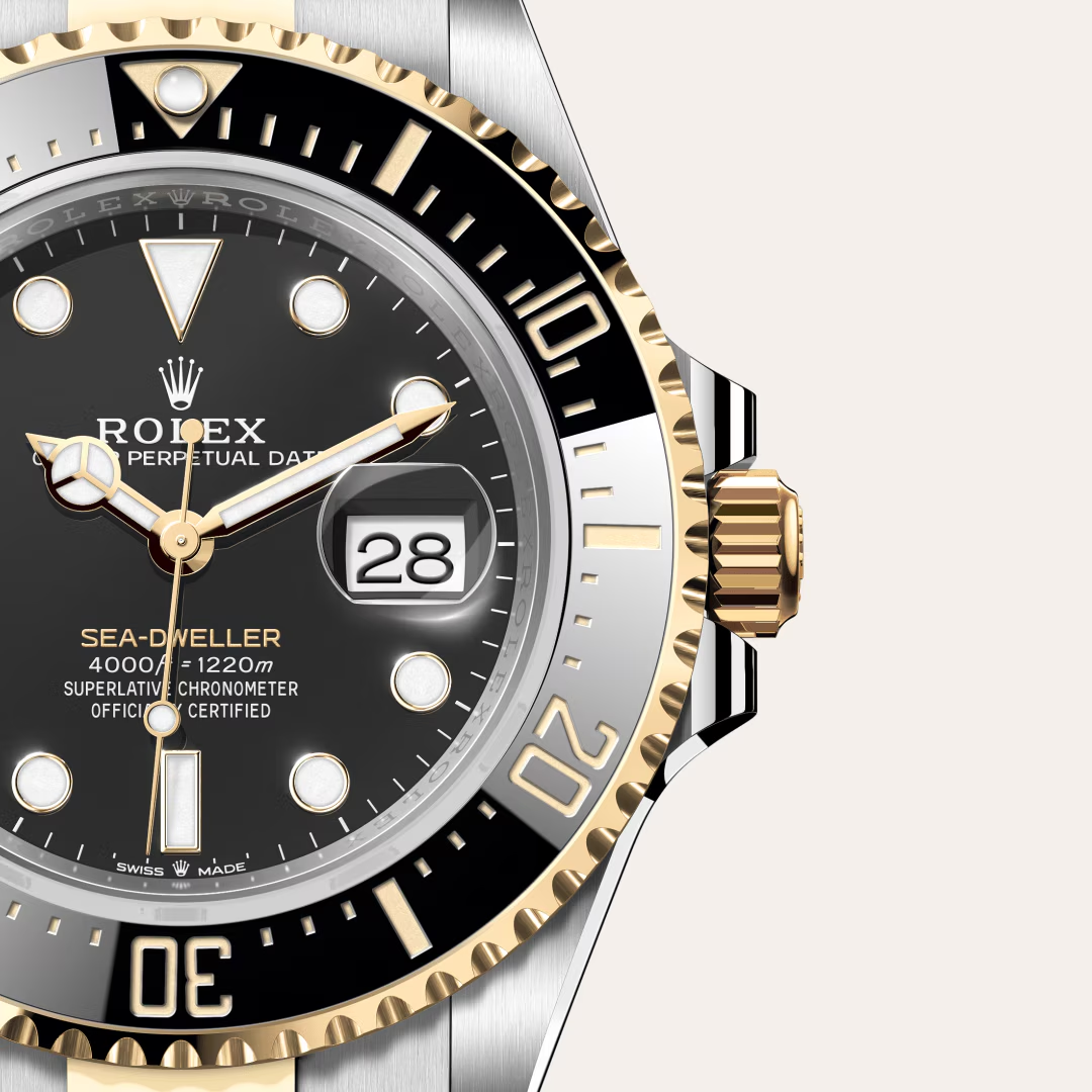 Rolex Sea-Dweller Oyster, 43 mm, ocel Oyster a žluté zlato