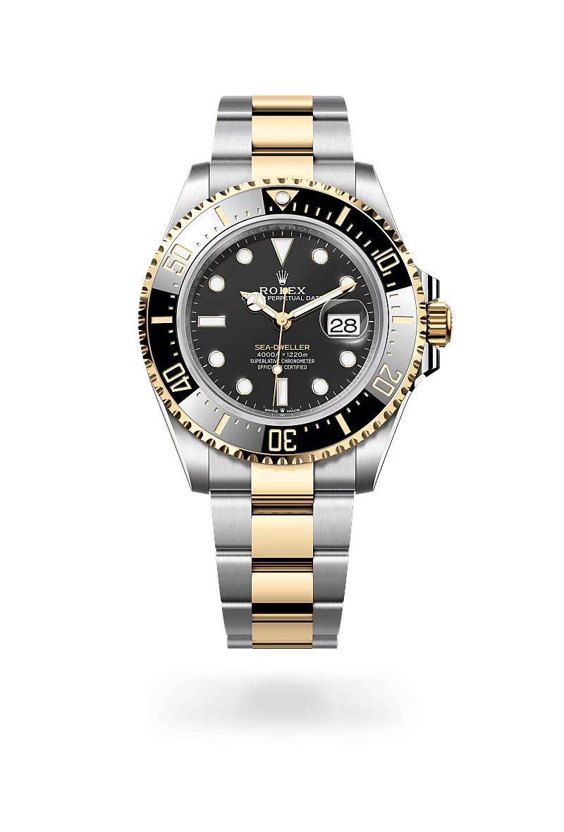 Rolex Sea-Dweller Oyster, 43 mm, ocel Oyster a žluté zlato