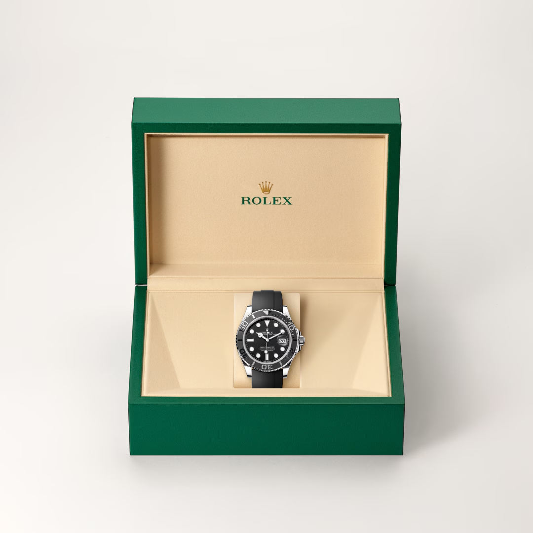 Rolex Yacht-Master 42 Oyster, 42 mm, bílé zlato