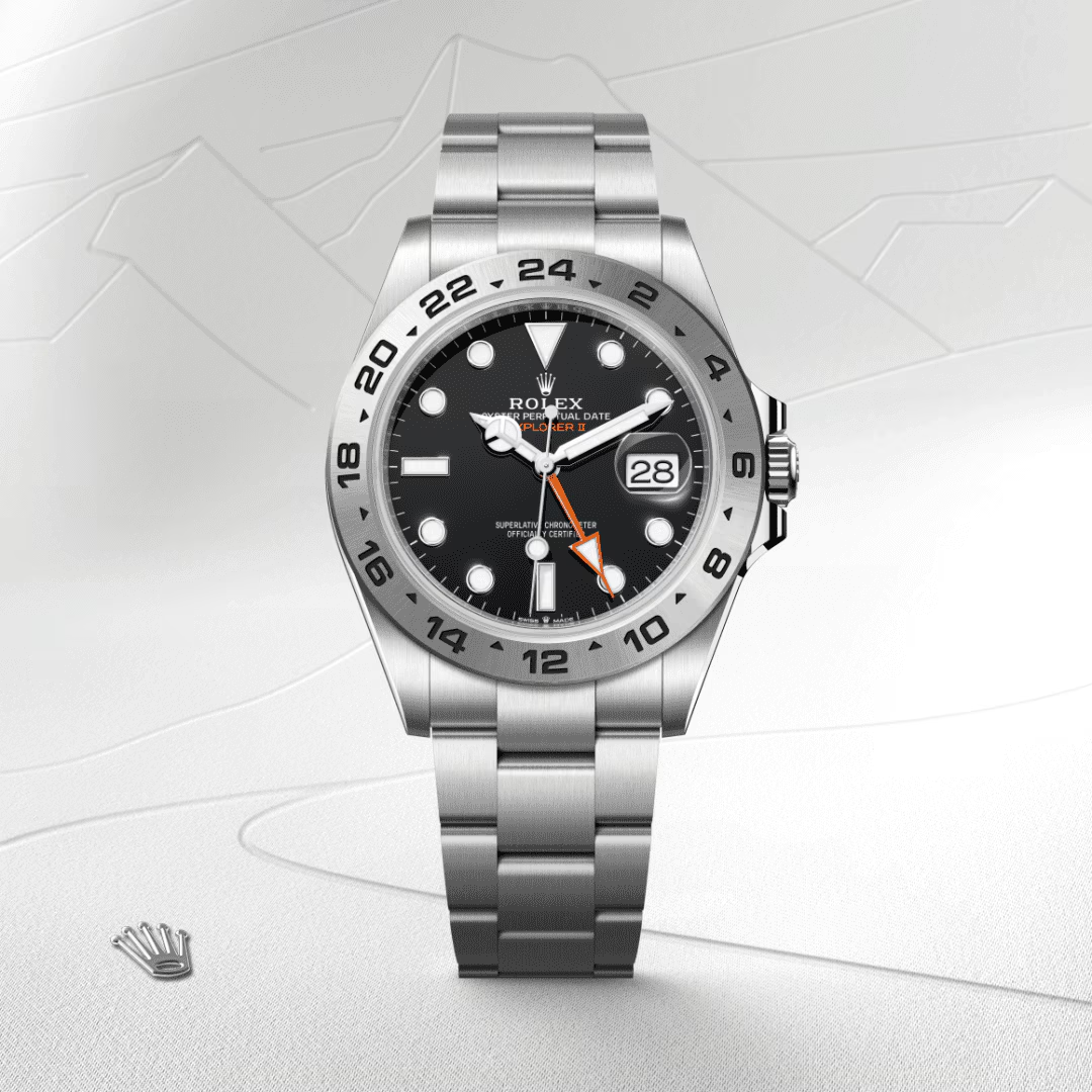 Rolex Explorer II Oyster, 42 mm, Oystersteel