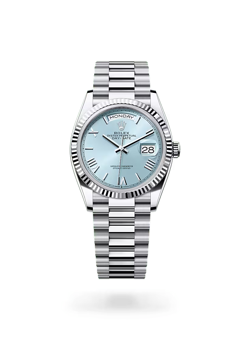 Rolex Date-Date 36 Oyster, 36 mm, platina