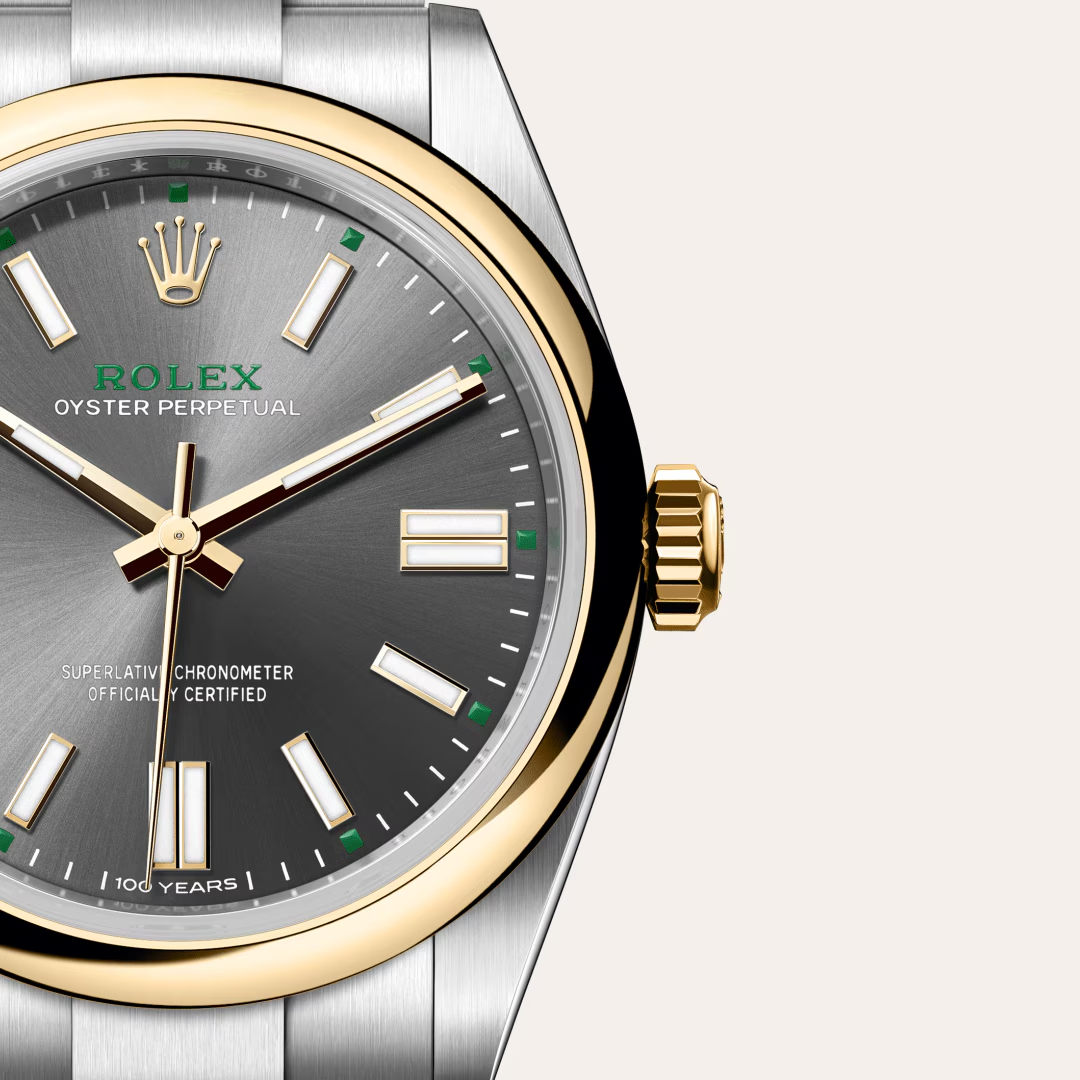 Rolex Oyster Perpetual 41 Oyster, 41 mm, ocel Oyster a žluté zlato
