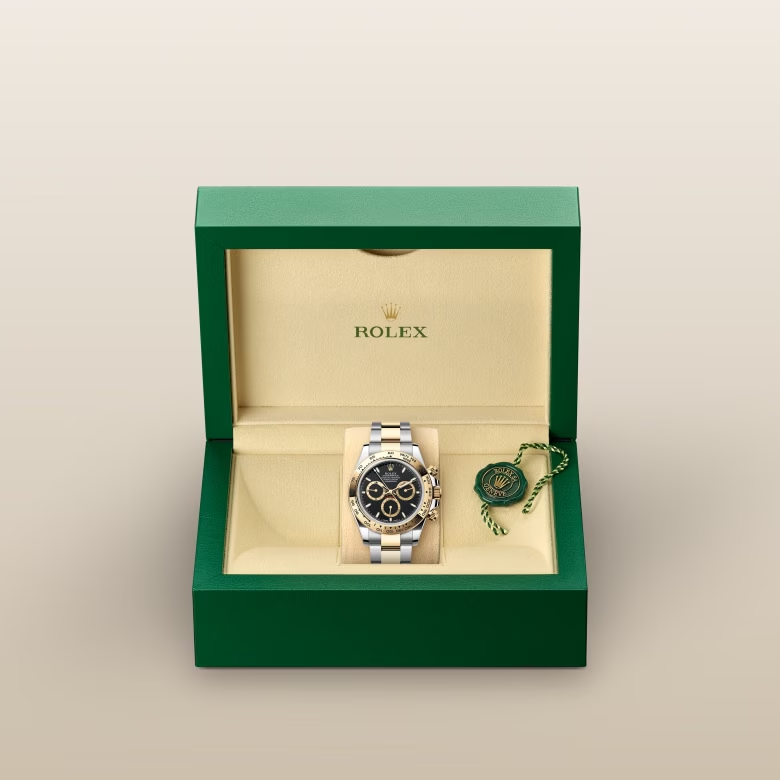 Rolex Cosmograph Daytona Oyster, 40 mm, ocel Oyster a žluté zlato