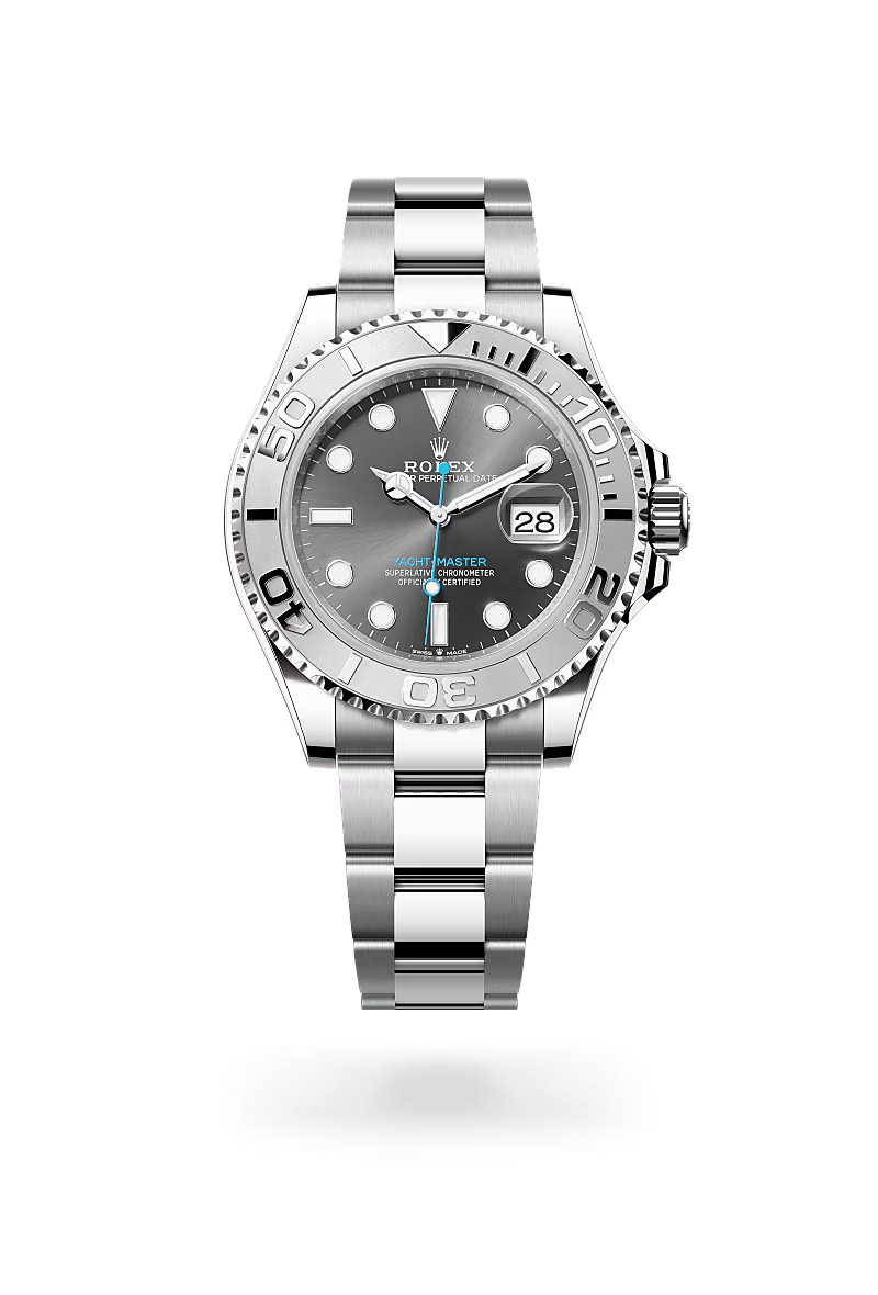 Rolex Mistr jachet Oyster, 40 mm, Oystersteel a platina