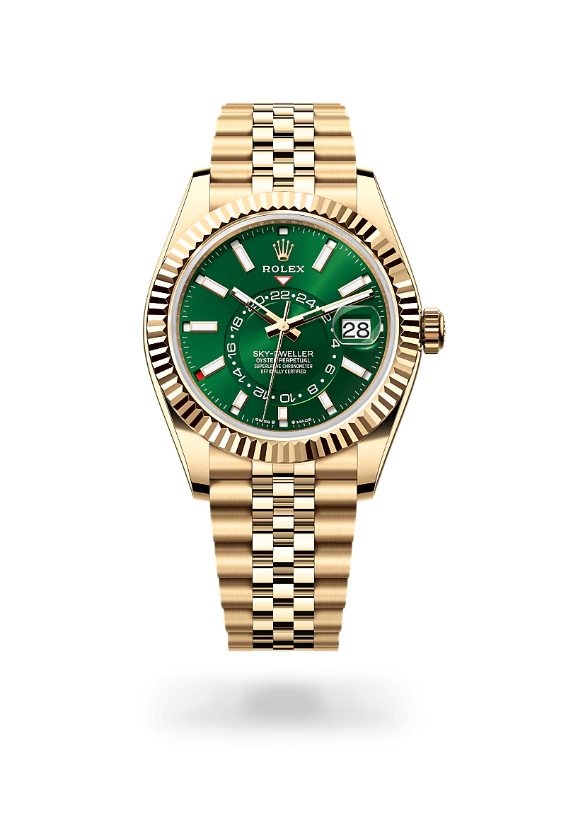 Rolex Sky-Dweller Oyster, 42 mm, žluté zlato