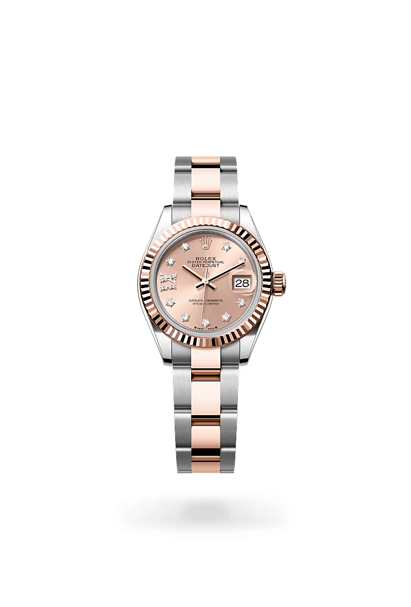 Rolex Lady-Datejust Oyster, 28 mm, ocel Oyster a zlatá Everose