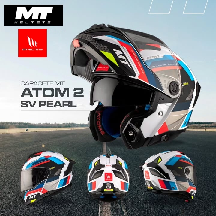 Výklopná motocyklová přilba ECE 22.06 – lehká, pohodlná a bezpečná pro každodenní jízdu