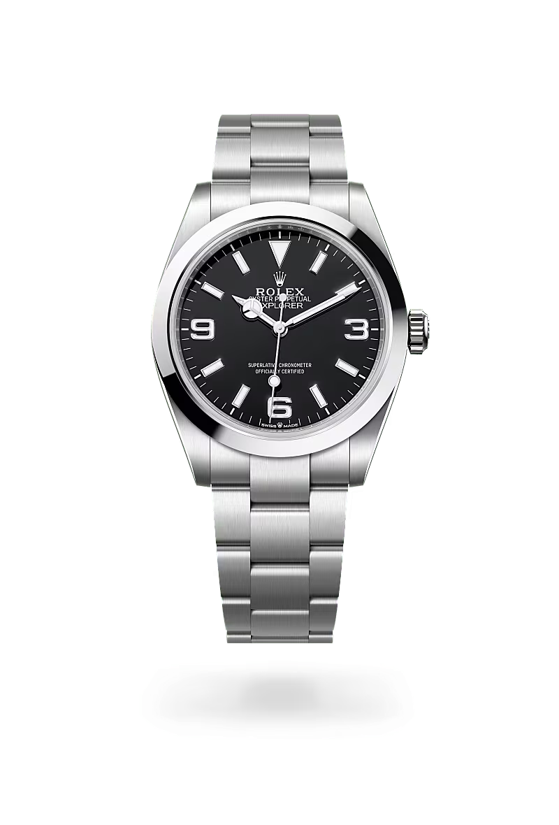 Rolex Explorer 40 Oyster, 40 mm, ocel Oyster