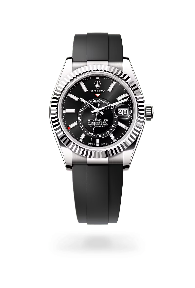Rolex Sky-Dweller Oyster, 42 mm, bílé zlato