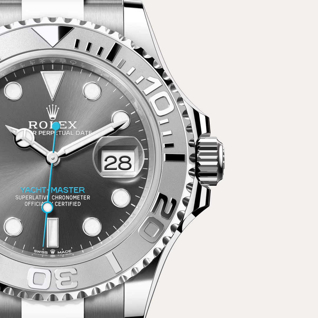 Rolex Mistr jachet Oyster, 40 mm, Oystersteel a platina