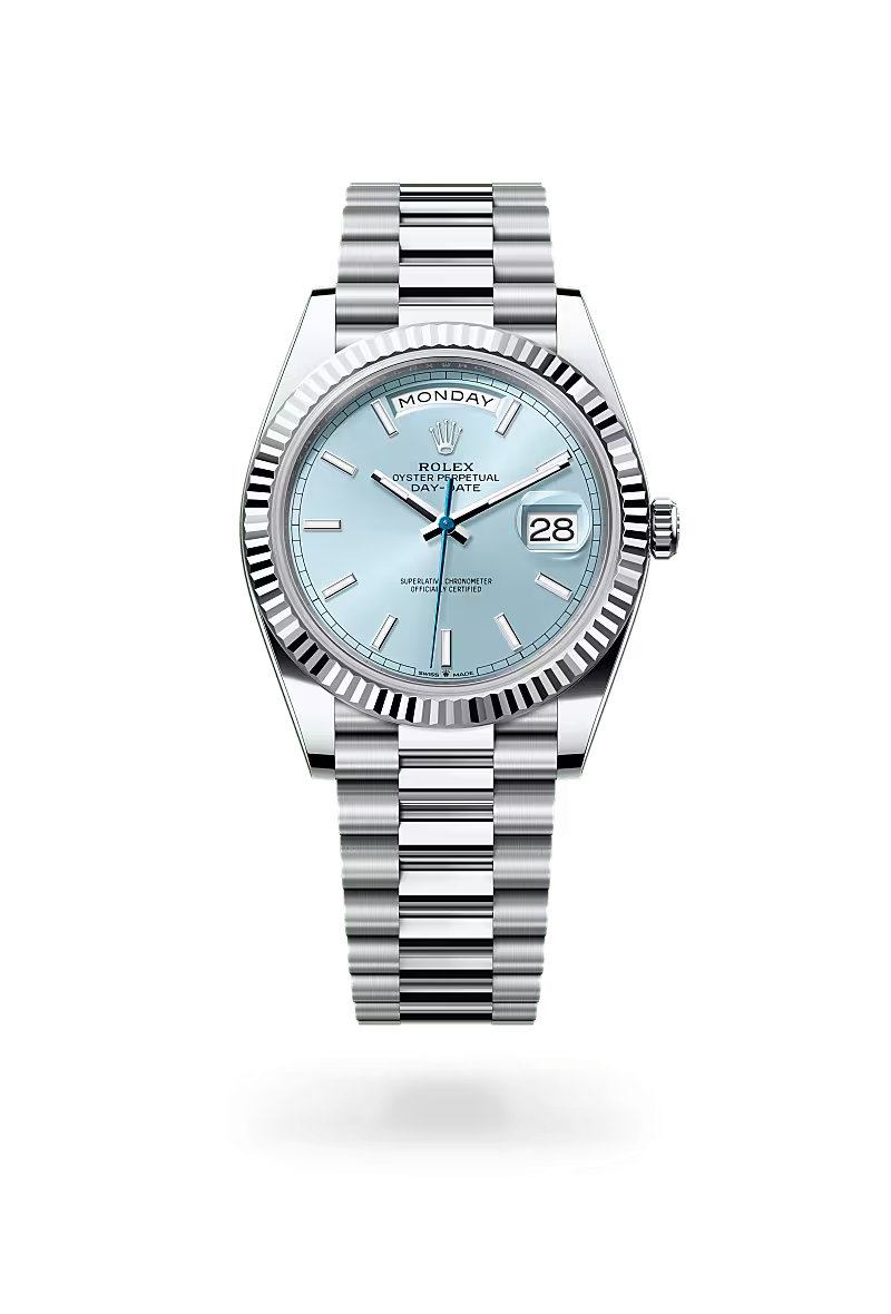 Rolex Day-Date 40 Oyster, 40 mm, platina