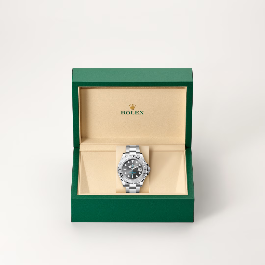 Rolex Mistr jachet Oyster, 40 mm, Oystersteel a platina