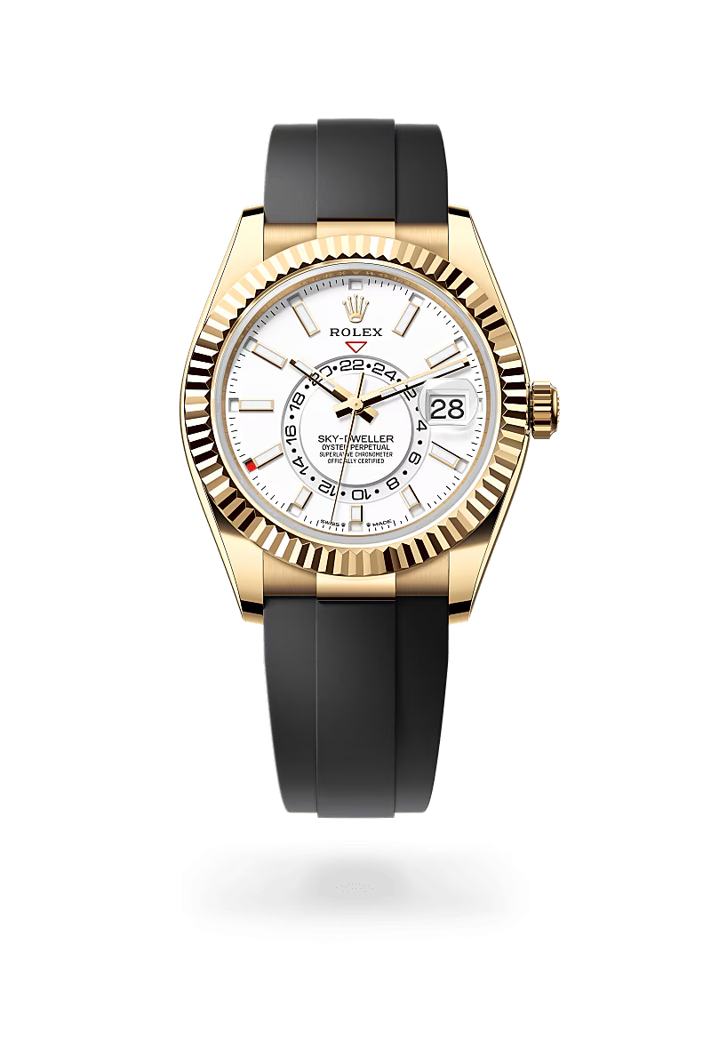 Rolex Sky-Dweller Oyster, 42 mm, žluté zlato