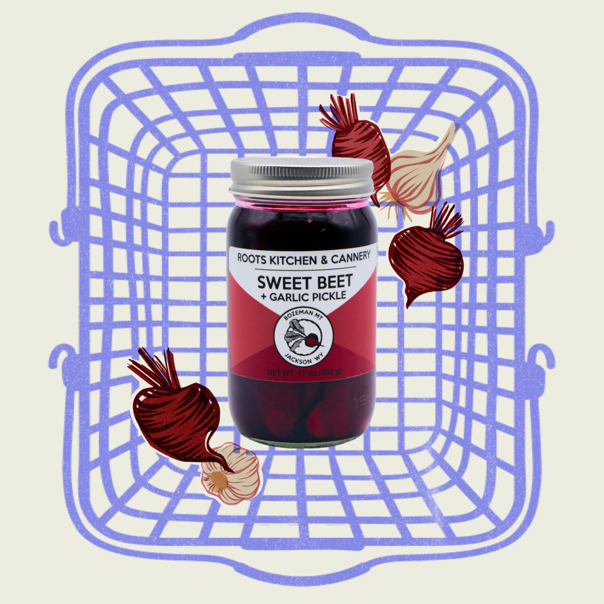 Sweet Beet &amp; Garlic Pickles