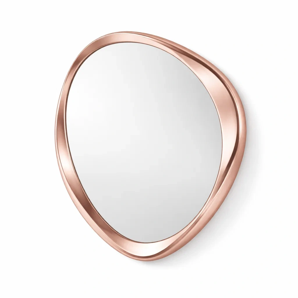 Miroir mural forme libre cuivre-MistHaus