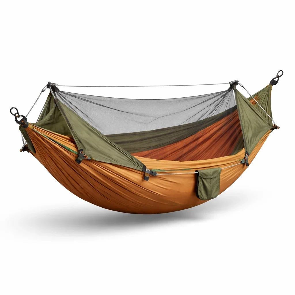 Hamac suspendu avec moustiquaire integree pour exterieur-SimplyHeir