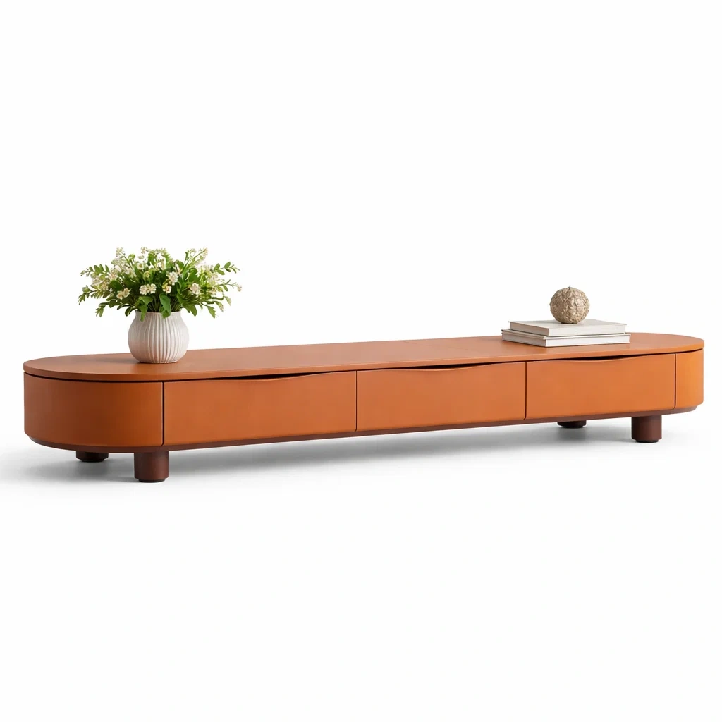 Meuble TV bas avec tiroirs