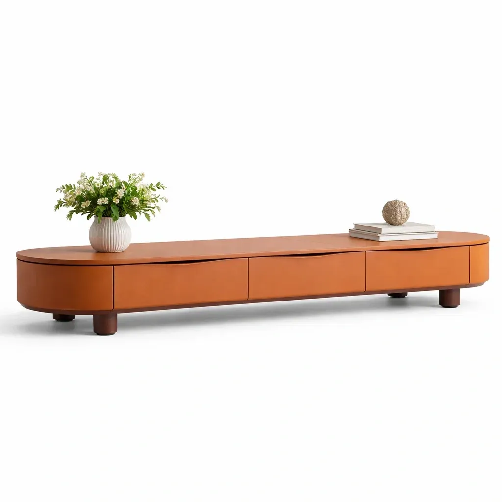 Meuble TV bas avec tiroirs