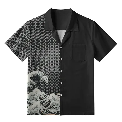 Tokyo-Lion Half Of The Wave Aloha Hawaiian Shirt